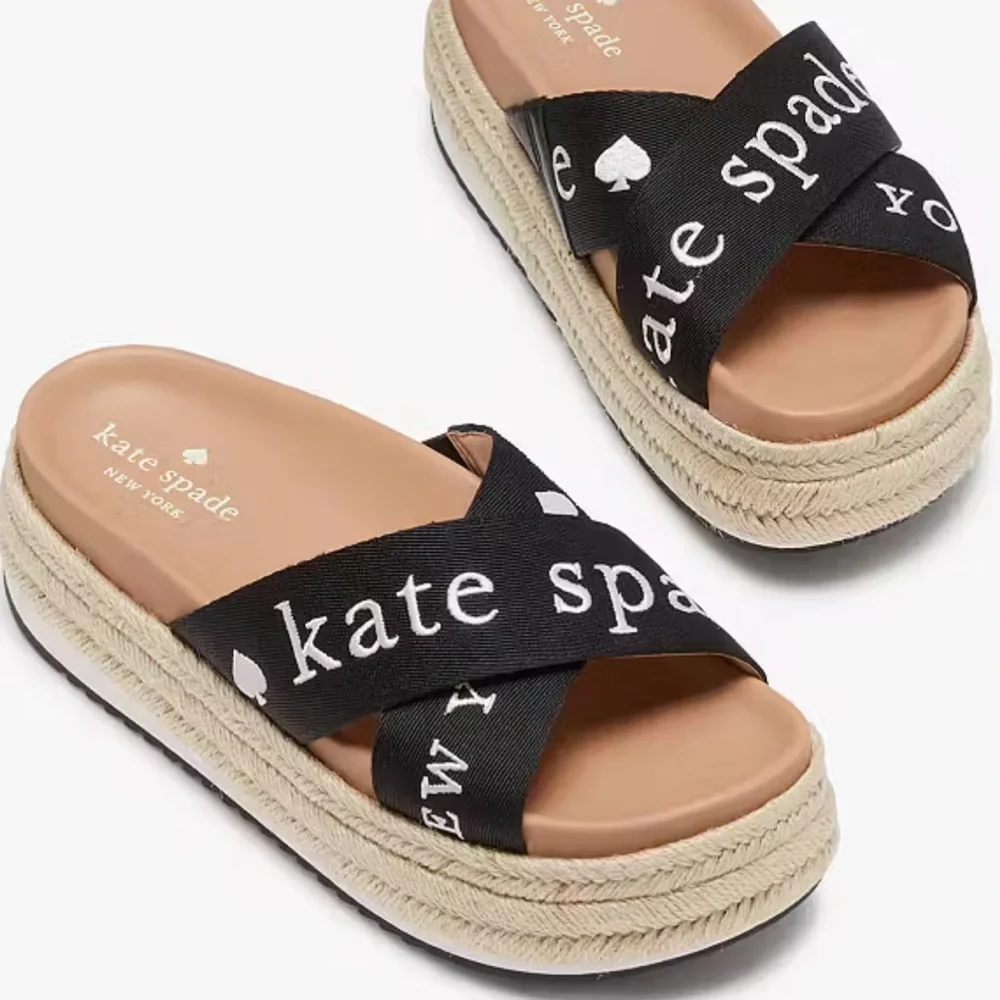Kate Spade Piper Flatform Espadrilles 9